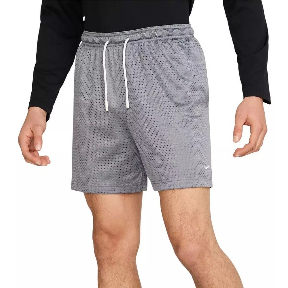 Nike Men's Dri-Fit 5" Mesh Basketball Shorts Cool Grey Size XXL NWT
